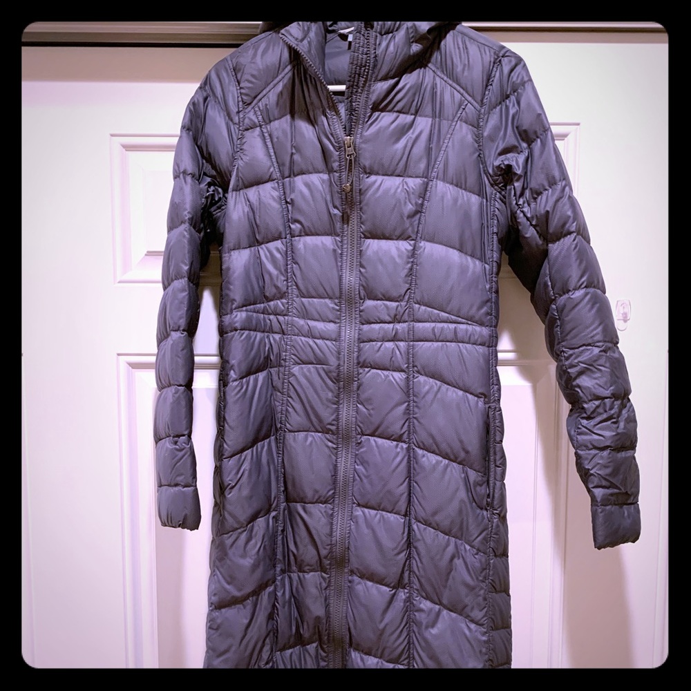 Athleta Down XS Full Length Parka Puffer Coat